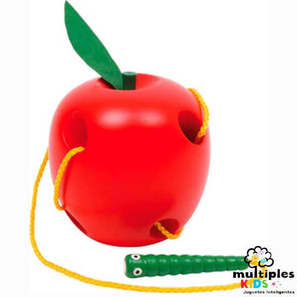 Gusano en manzana