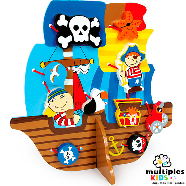 Coser el barco pirata