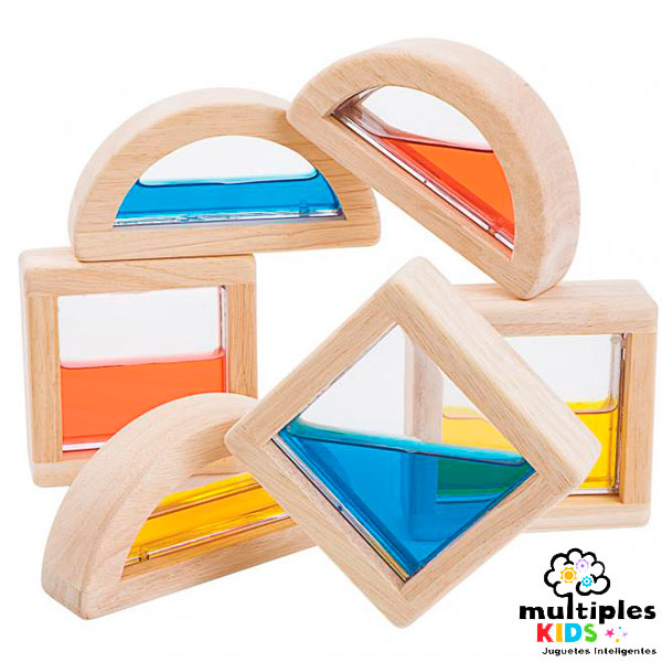 Construcciones con agua de colores