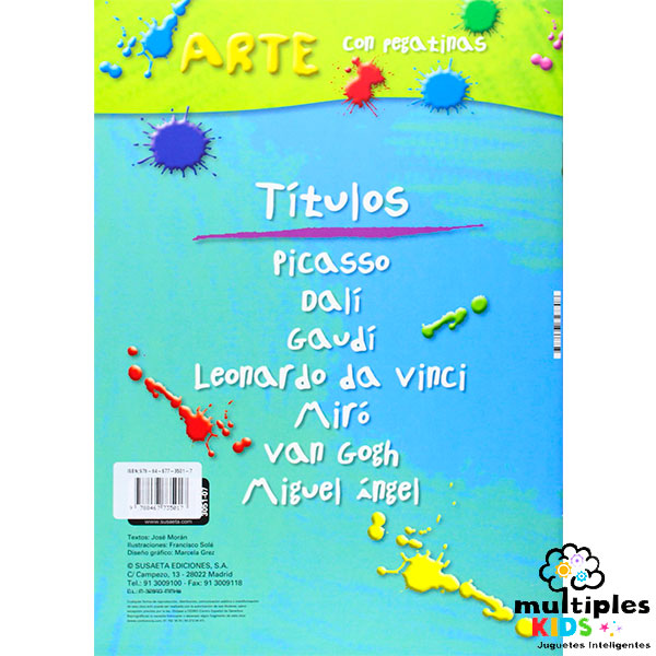 Pack de arte en pegatinas