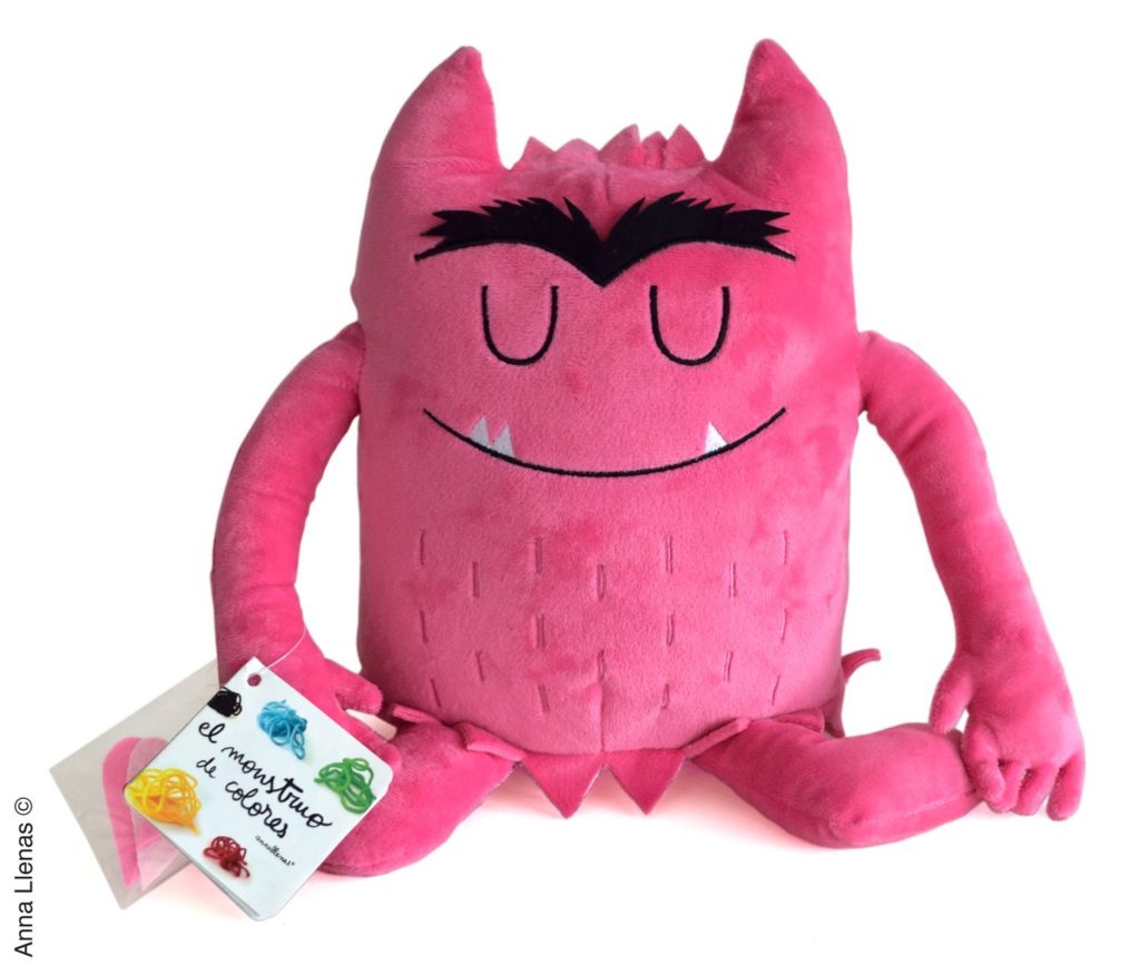 Peluche Monstruo de colores Rosa