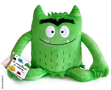Peluche Monstruo de colores Verde