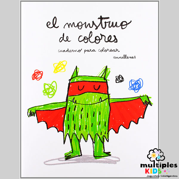 el monstruo de colores cuaderno de colorear