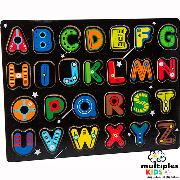 Puzzle espacial letras