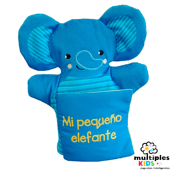 libro marioneta, mi peque elefante