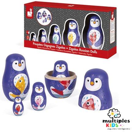MUÑECAS RUSAS PINGUINOS