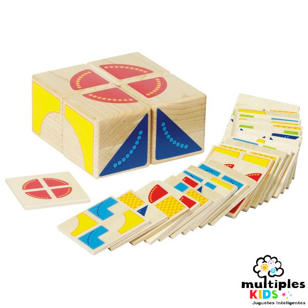 kubus puzzle formas geométricas