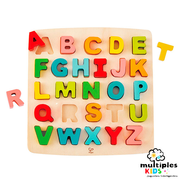 PUZZLE ENCAJABLE ALFABETO MAYUSCULAS