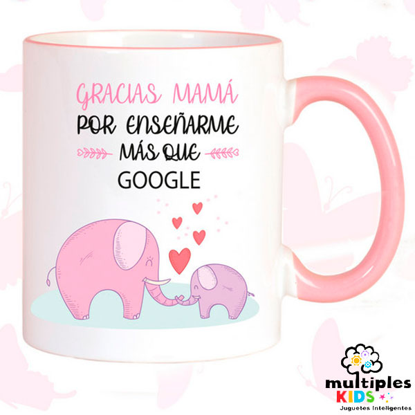 Taza gracias mamá por enseñarme más que google