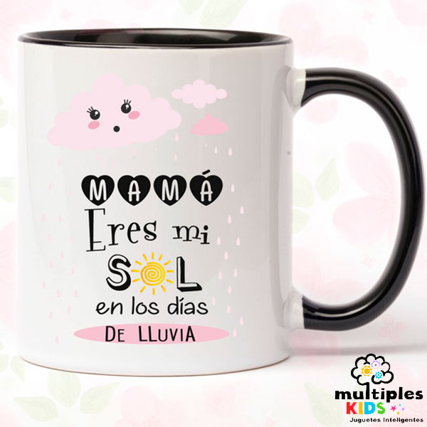 Taza de ceramica dia de la madre mama eres mi sol
