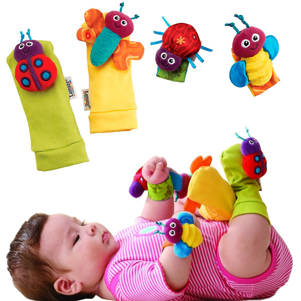 Sonajeros pulseras y calcetines