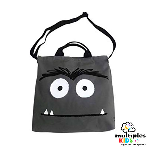 Bolso bandolera monstruo de colores negra