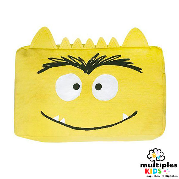 Estuche el monstruo de colores amarillo