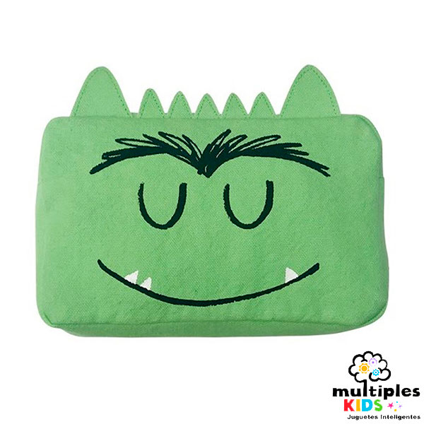 Estuche el monstruo de colores verde