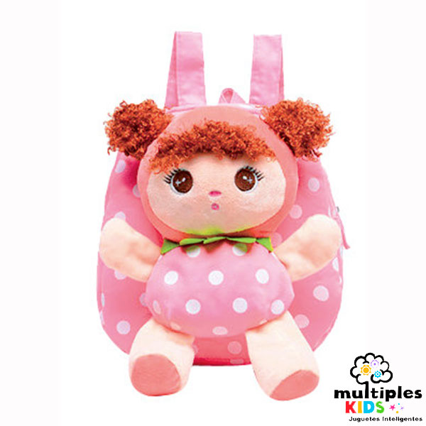 Mochila con muñeca extraible