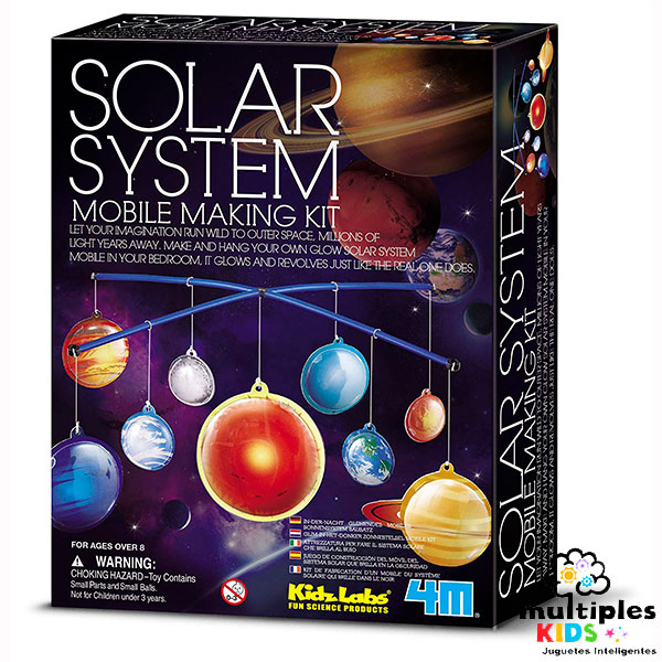 Solar system mobile making