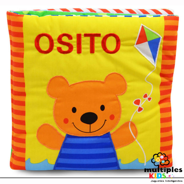 Osito libro de tela interactivo